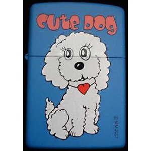 ZIPPO Cute Dog Poodle - ZIPPO CUTE DOG BLUE.jpg