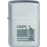 Zippo Flag & Statue - Chrome brushed - Zippo-Art.-Nr. 100.104.jpg